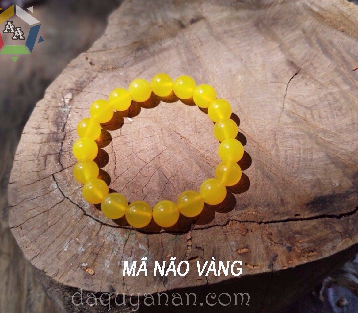 Vòng tay mã não vàng