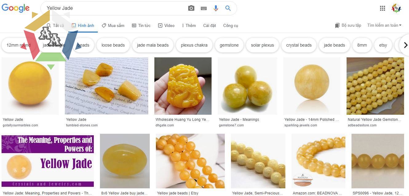 Đá cẩm thạch đen Yellow Jade - hình ảnh theo Google Image