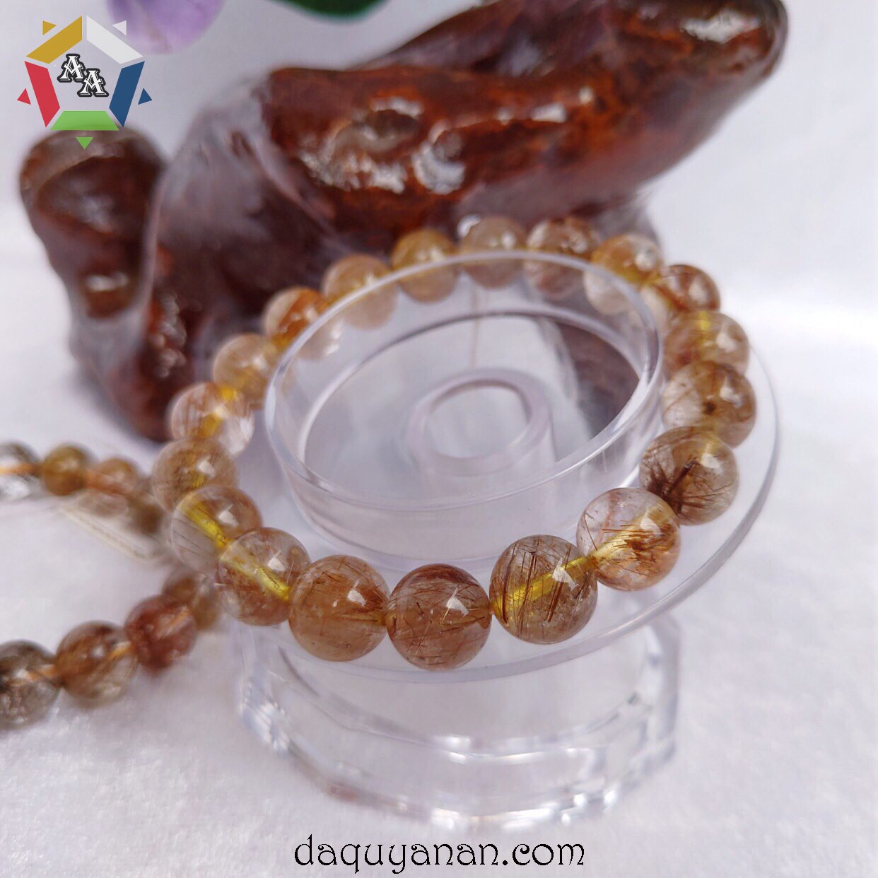 Vong tay thach anh toc do tai Da quy An An Vòng tay thạch anh tóc đỏ